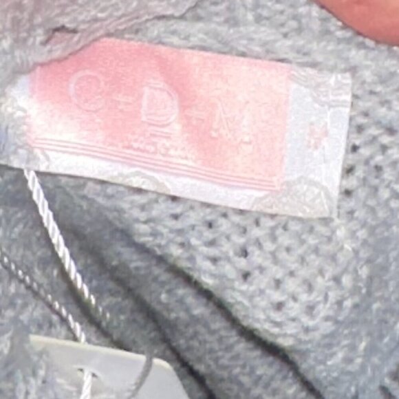 Cropped Daisy Floral Print V Neck Long Sleeve Personality Sweater Ribbed Trim - Picture 9 of 15